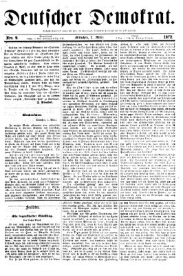 Deutscher Demokrat (Pfälzische Volkszeitung) Samstag 2. März 1872