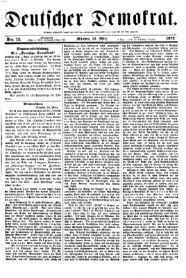 Deutscher Demokrat (Pfälzische Volkszeitung) Samstag 30. März 1872