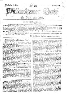 Münchener Bote für Stadt und Land Sonntag 30. März 1873