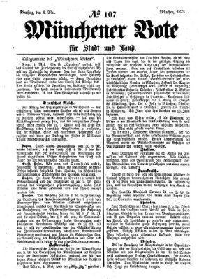 Münchener Bote für Stadt und Land Dienstag 6. Mai 1873