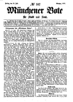 Münchener Bote für Stadt und Land Freitag 18. Juli 1873