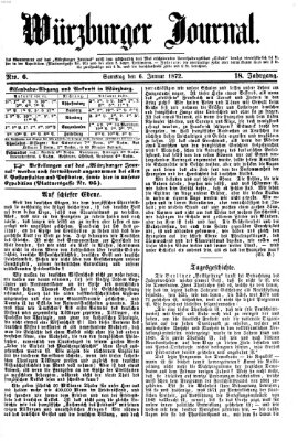 Würzburger Journal Samstag 6. Januar 1872