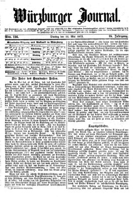 Würzburger Journal Dienstag 14. Mai 1872