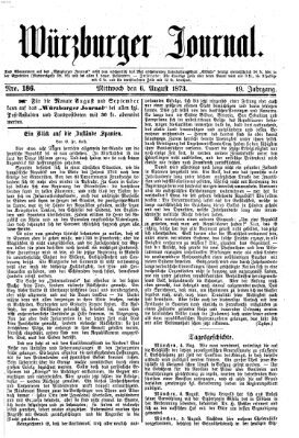 Würzburger Journal Mittwoch 6. August 1873