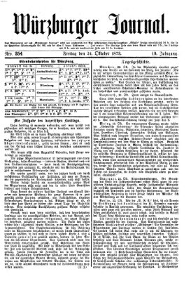 Würzburger Journal Freitag 24. Oktober 1873