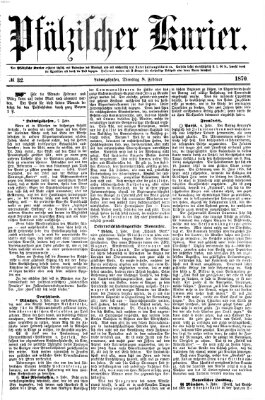 Pfälzischer Kurier Dienstag 8. Februar 1870