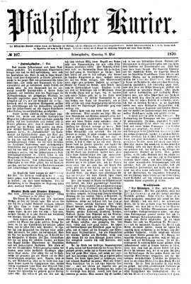 Pfälzischer Kurier Sonntag 8. Mai 1870