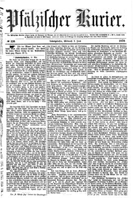 Pfälzischer Kurier Mittwoch 1. Juni 1870