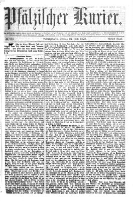 Pfälzischer Kurier Freitag 26. Juli 1872