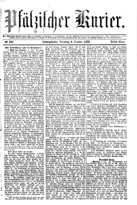 Pfälzischer Kurier Dienstag 8. Oktober 1872