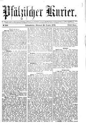 Pfälzischer Kurier Mittwoch 23. Oktober 1872