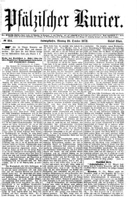 Pfälzischer Kurier Montag 28. Oktober 1872