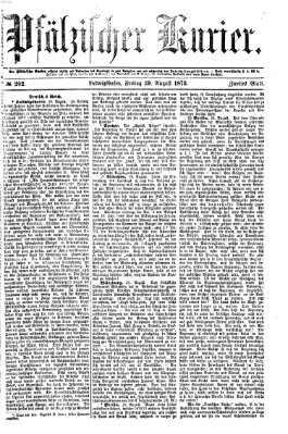 Pfälzischer Kurier Freitag 29. August 1873