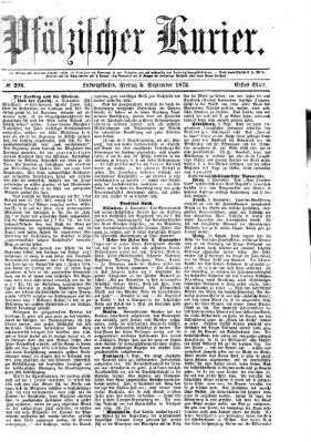 Pfälzischer Kurier Freitag 5. September 1873