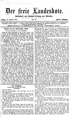 Der freie Landesbote Samstag 14. Januar 1871