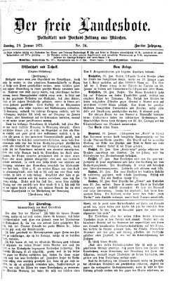 Der freie Landesbote Sonntag 29. Januar 1871