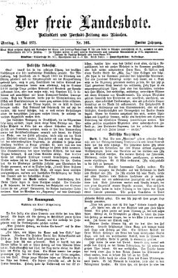 Der freie Landesbote Freitag 5. Mai 1871