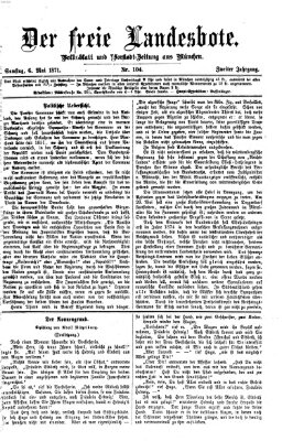 Der freie Landesbote Samstag 6. Mai 1871