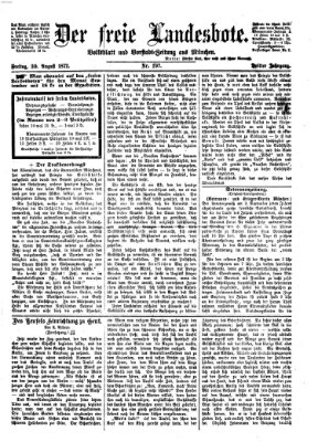 Der freie Landesbote Freitag 30. August 1872