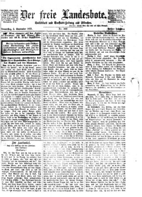 Der freie Landesbote Donnerstag 5. September 1872