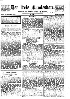 Der freie Landesbote Freitag 13. September 1872