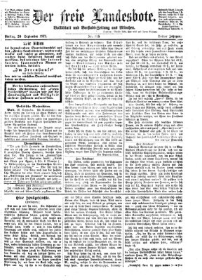 Der freie Landesbote Freitag 20. September 1872