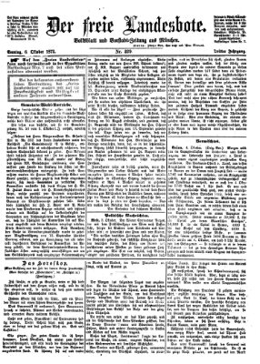 Der freie Landesbote Sonntag 6. Oktober 1872