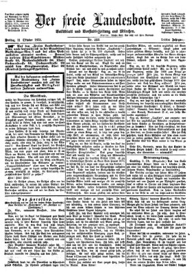 Der freie Landesbote Freitag 11. Oktober 1872