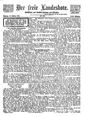 Der freie Landesbote Sonntag 20. Oktober 1872