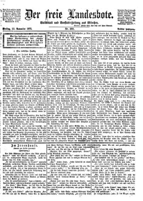 Der freie Landesbote Freitag 22. November 1872