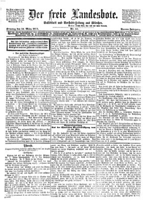 Der freie Landesbote Sonntag 16. März 1873
