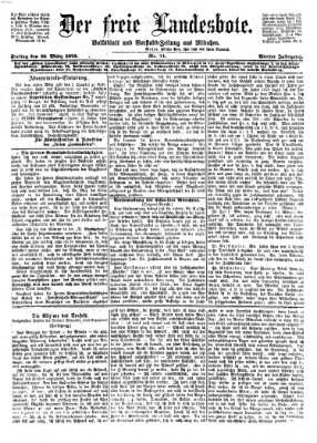 Der freie Landesbote Freitag 28. März 1873