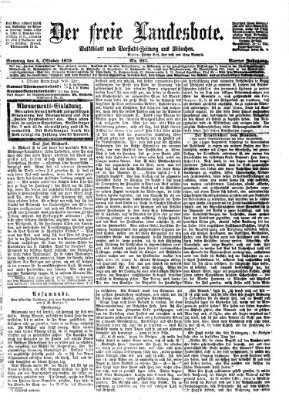 Der freie Landesbote Sonntag 5. Oktober 1873