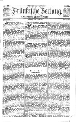 Fränkische Zeitung (Ansbacher Morgenblatt) Dienstag 27. Februar 1872