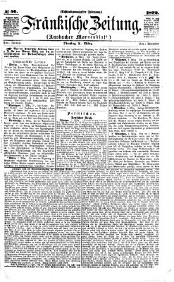 Fränkische Zeitung (Ansbacher Morgenblatt) Dienstag 5. März 1872