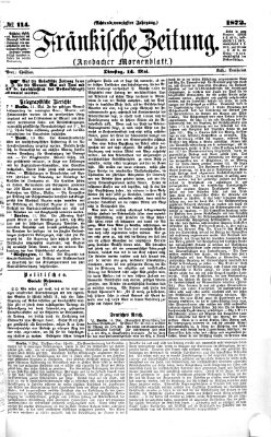 Fränkische Zeitung (Ansbacher Morgenblatt) Dienstag 14. Mai 1872