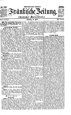 Fränkische Zeitung (Ansbacher Morgenblatt) Sonntag 2. Juni 1872