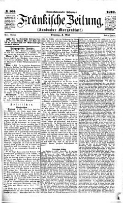 Fränkische Zeitung (Ansbacher Morgenblatt) Sonntag 4. Mai 1873