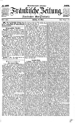 Fränkische Zeitung (Ansbacher Morgenblatt) Freitag 9. Mai 1873