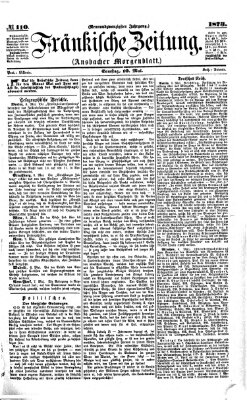 Fränkische Zeitung (Ansbacher Morgenblatt) Samstag 10. Mai 1873