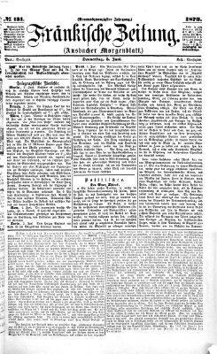 Fränkische Zeitung (Ansbacher Morgenblatt) Donnerstag 5. Juni 1873