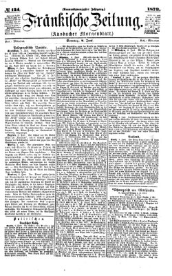 Fränkische Zeitung (Ansbacher Morgenblatt) Sonntag 8. Juni 1873