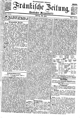 Fränkische Zeitung (Ansbacher Morgenblatt) Freitag 25. Juli 1873