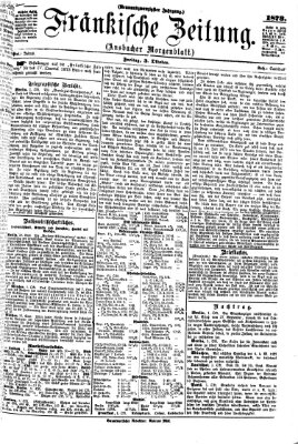 Fränkische Zeitung (Ansbacher Morgenblatt) Freitag 3. Oktober 1873