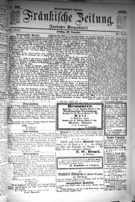 Fränkische Zeitung (Ansbacher Morgenblatt) Dienstag 16. Dezember 1873