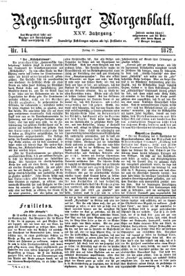 Regensburger Morgenblatt Freitag 19. Januar 1872