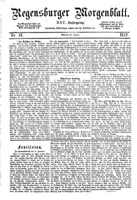 Regensburger Morgenblatt Mittwoch 24. Januar 1872