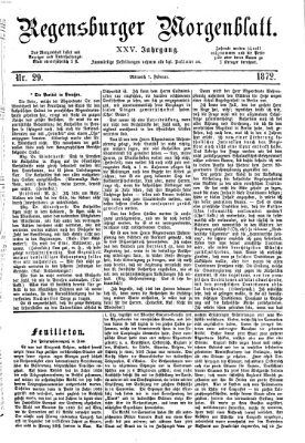 Regensburger Morgenblatt Mittwoch 7. Februar 1872