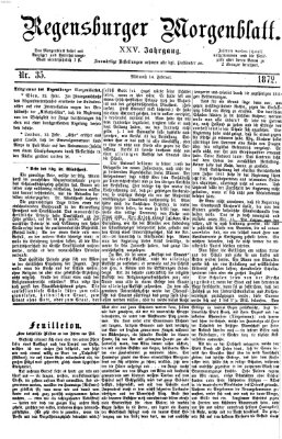 Regensburger Morgenblatt Mittwoch 14. Februar 1872