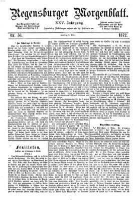 Regensburger Morgenblatt Samstag 9. März 1872